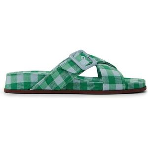 Camper Atonik Blue and green sandals for women